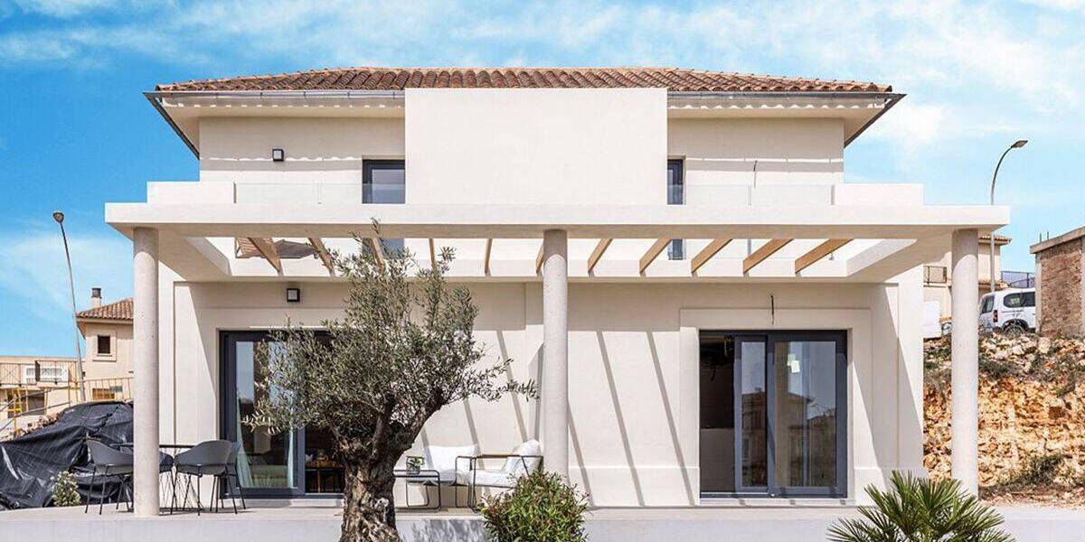 Modernes Doppelhaus